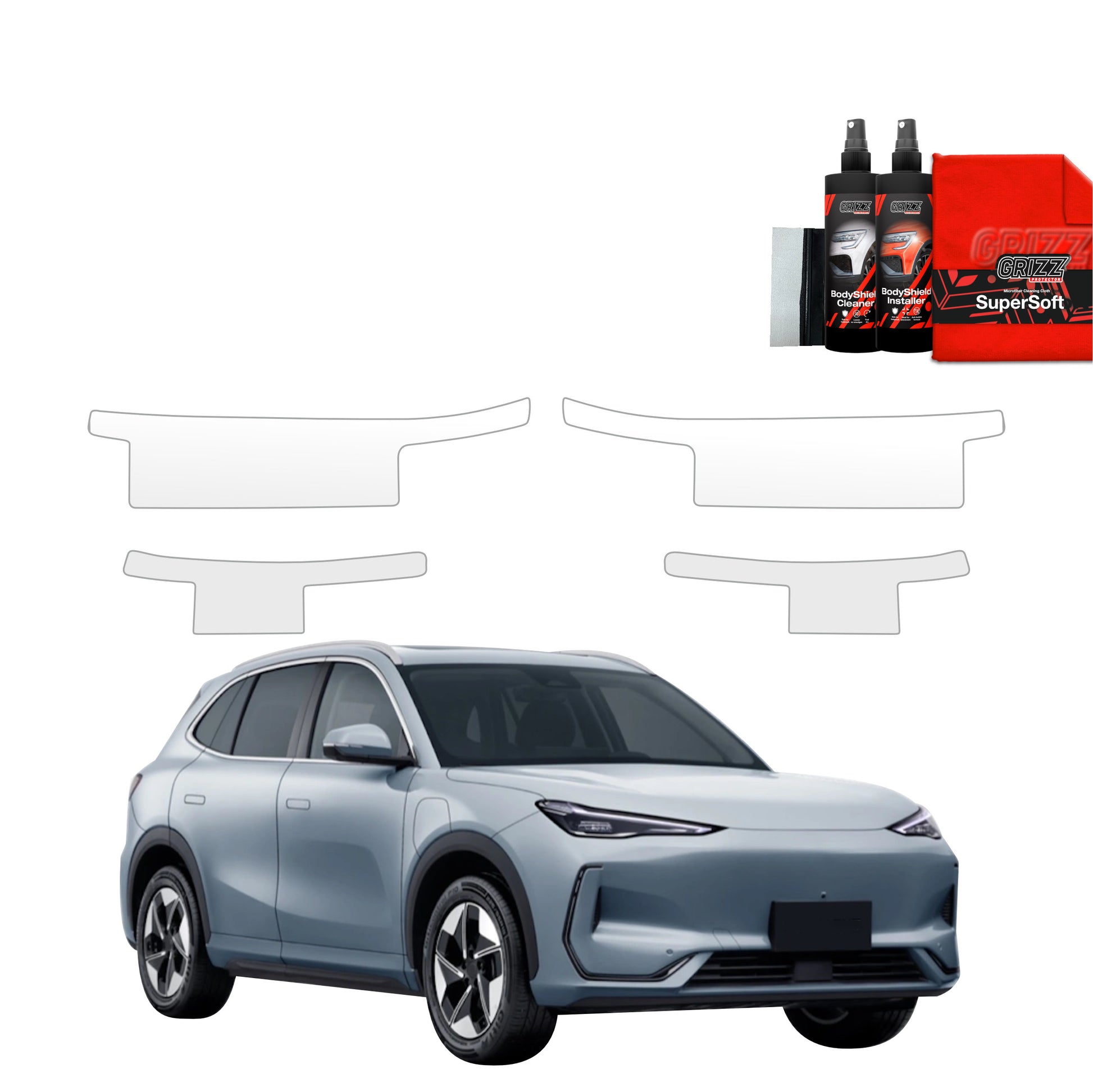 Protective film for exterior car parts – shields against scratches, chips, and scuffs