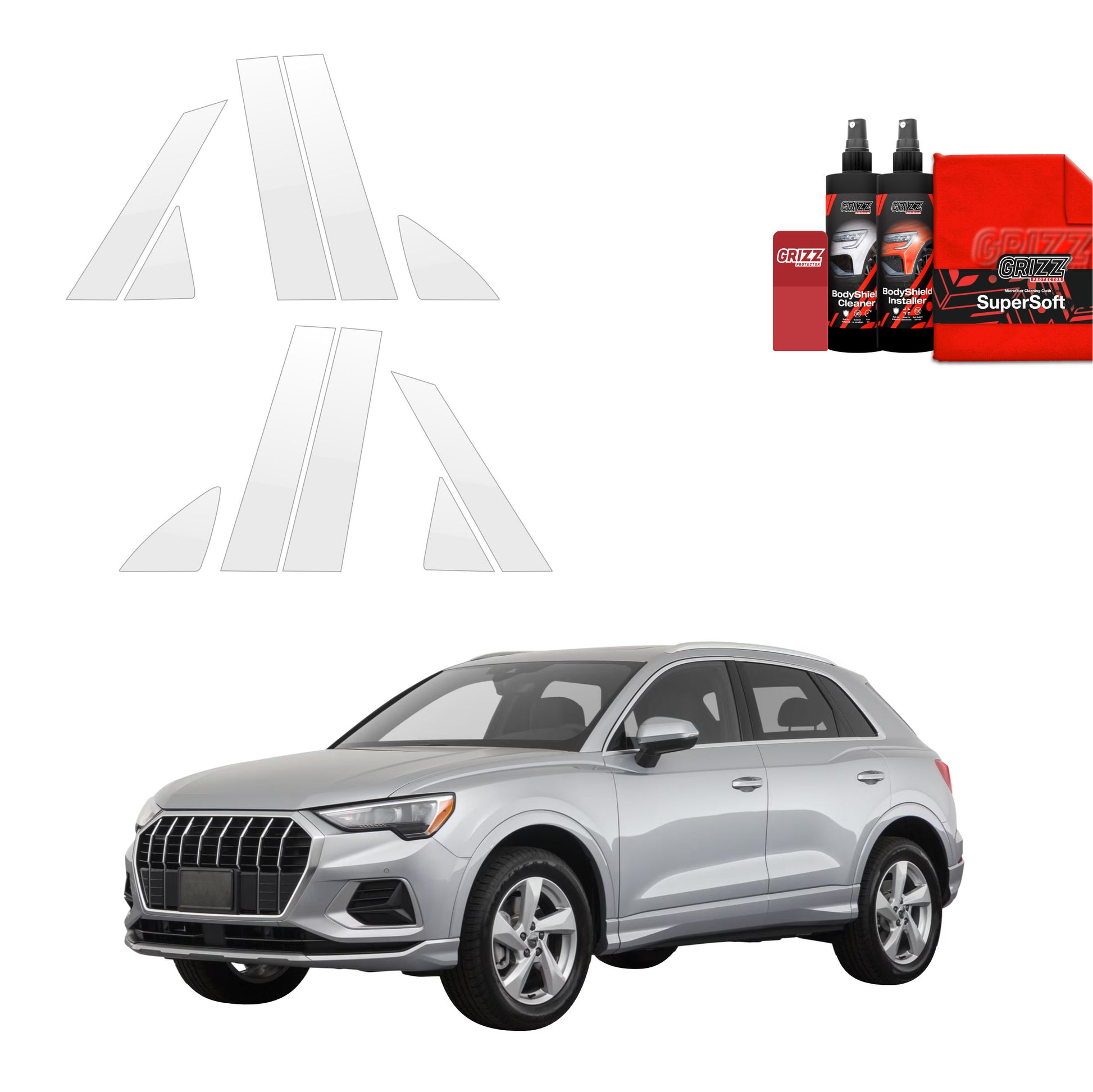 Protective film for exterior car parts – shields against scratches, chips, and scuffs