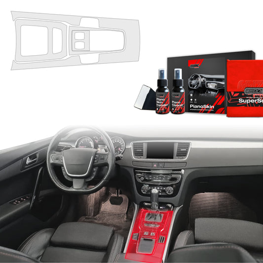 Scratch-resistant film for automotive interior elements