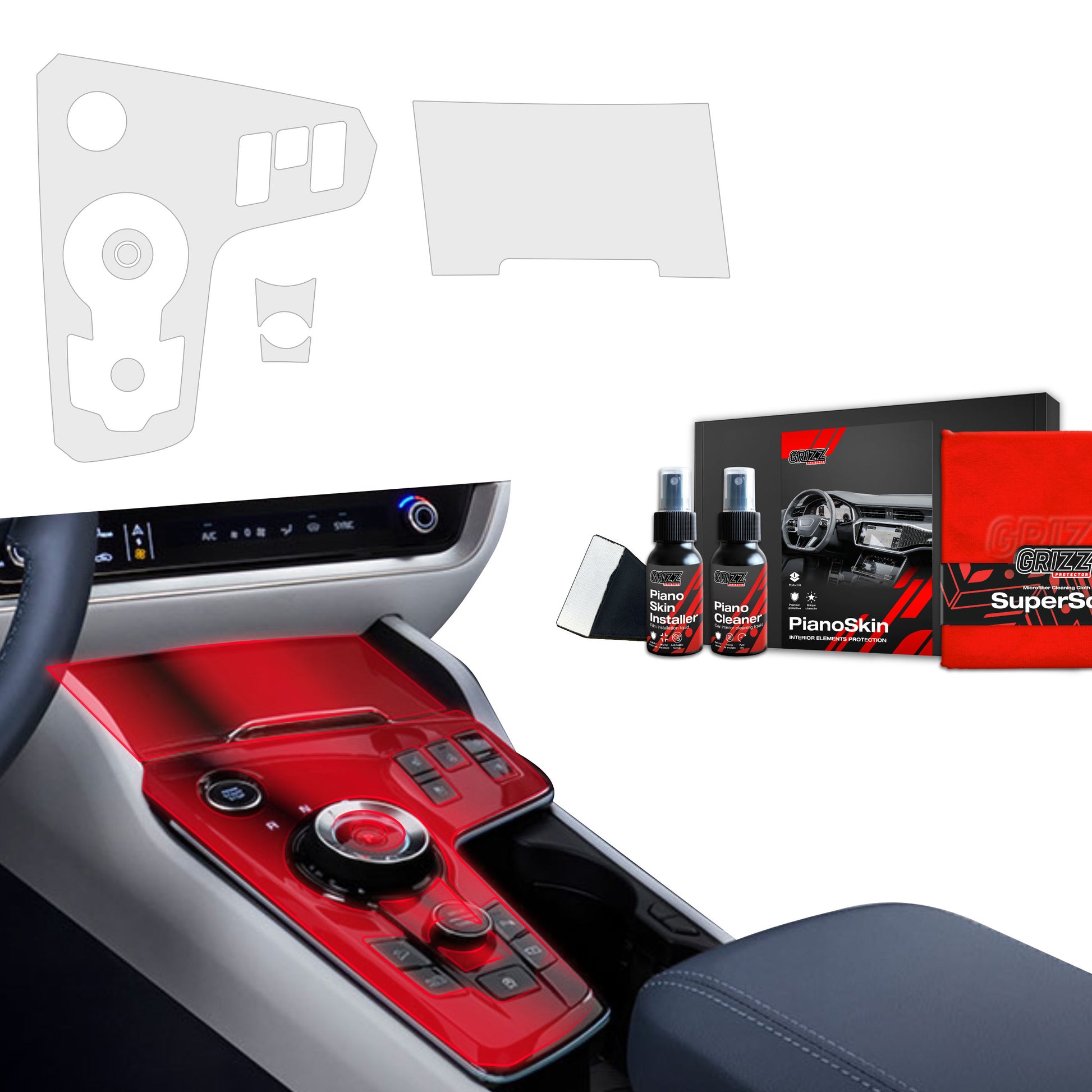 Scratch-resistant film for automotive interior elements