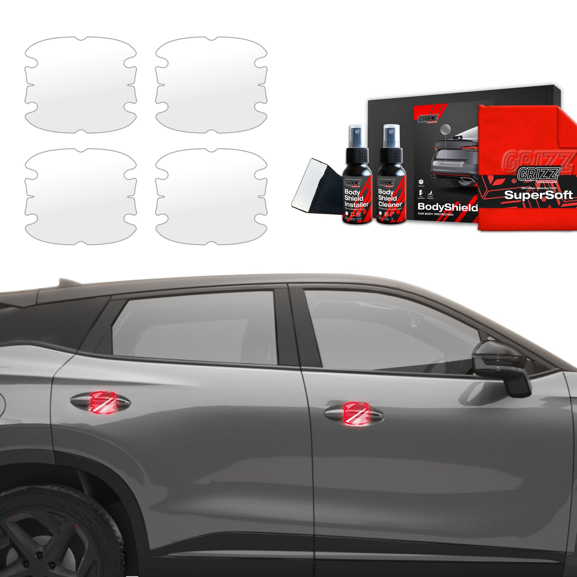 Protective film for exterior car parts – shields against scratches, chips, and scuffs