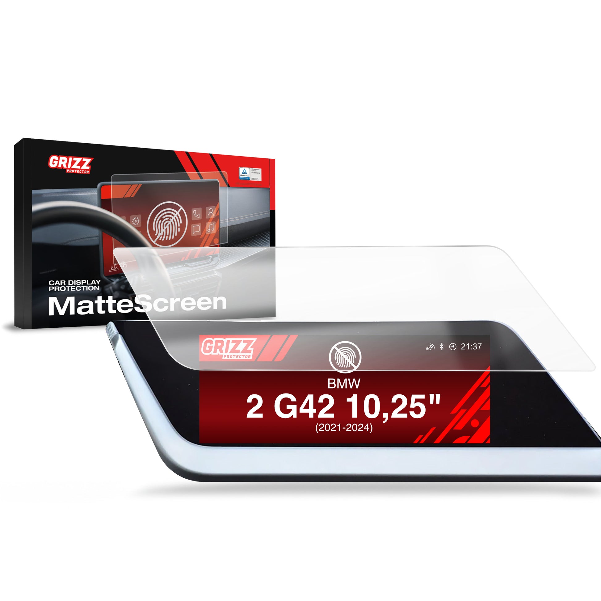 Anti-fingerprint screen protector for car touchscreen