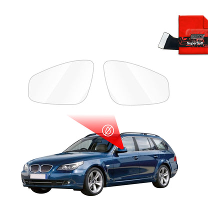 Rain protection film for exterior mirrors