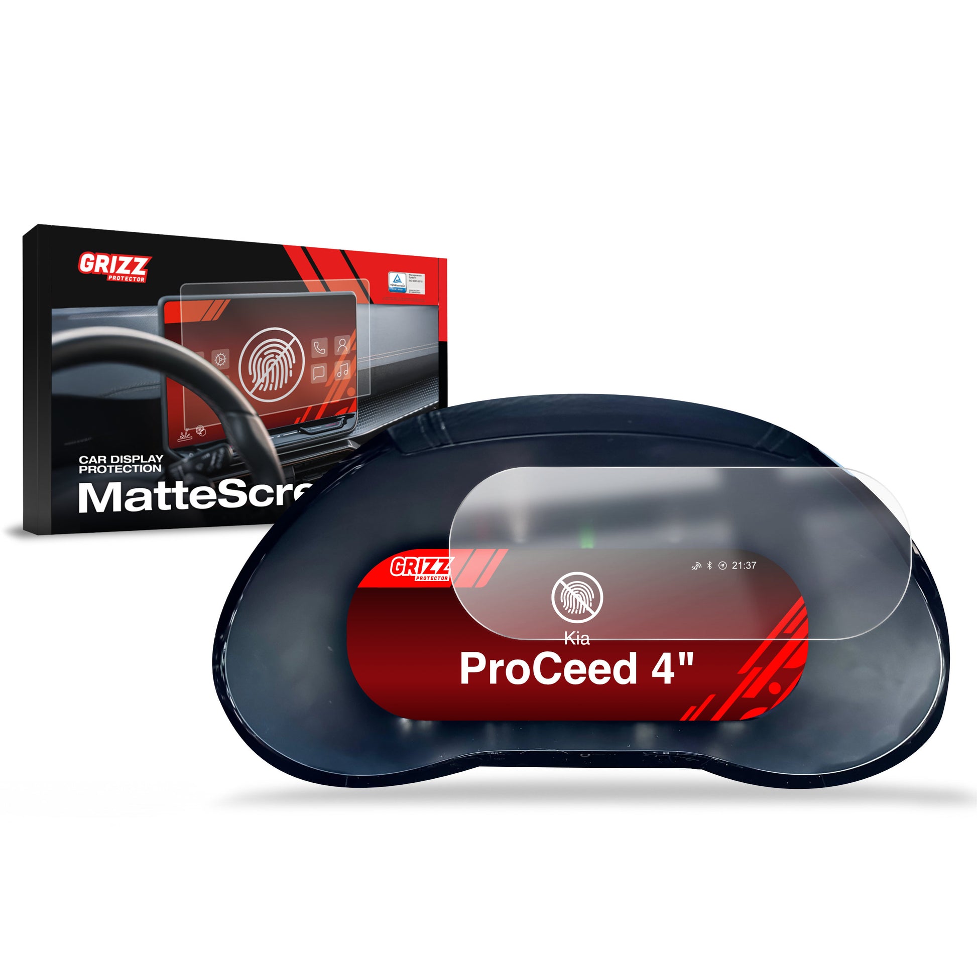 Anti-fingerprint screen protector for car touchscreen