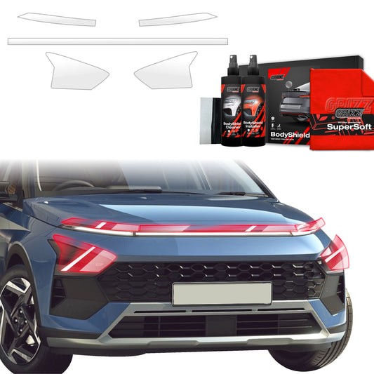 Protective film for exterior car parts – shields against scratches, chips, and scuffs