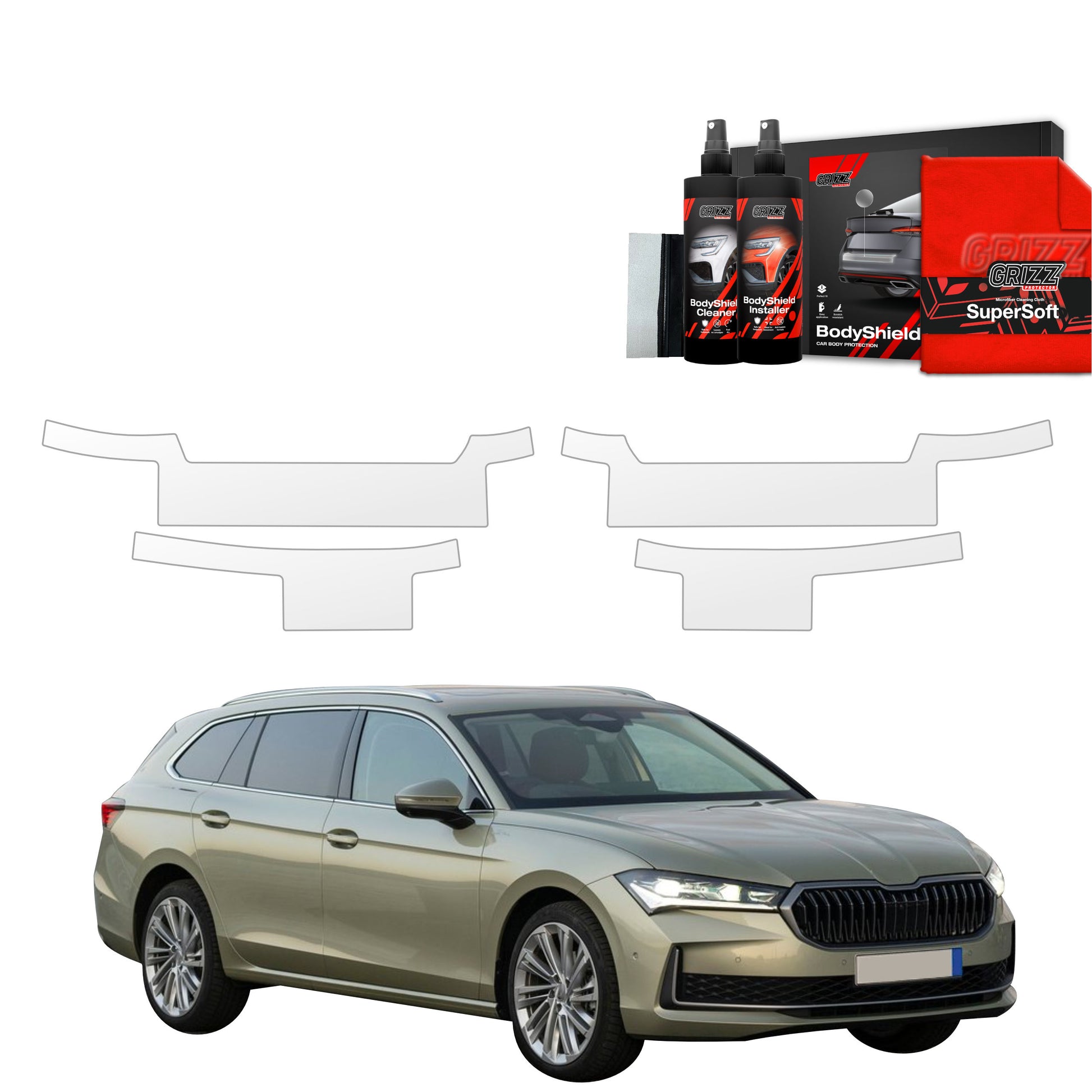 Protective film for exterior car parts – shields against scratches, chips, and scuffs