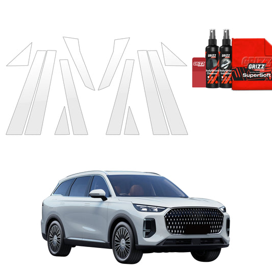 Protective film for exterior car parts – shields against scratches, chips, and scuffs
