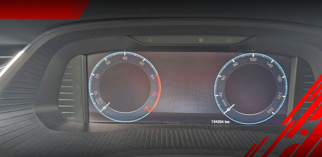 Displayschutzfolie für Skoda Octavia 4 Virtual Cockpit 10,25" (2020-2024) Anti-Fingerprint, Matt