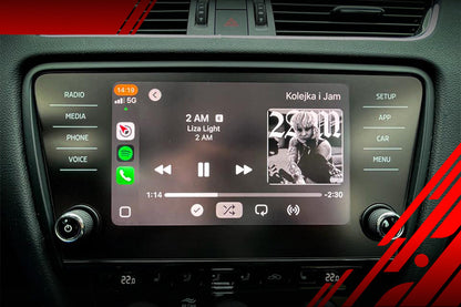 Displayschermfolie voor Skoda Octavia 3 8" Bolero (2017-2020) Anti-vingerafdruk, Mat