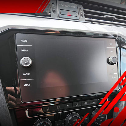 2 Displayschutzfolien für Volkswagen VW Tiguan 2 Discover Media (2019-2023) Anti-Fingerprint, Matt