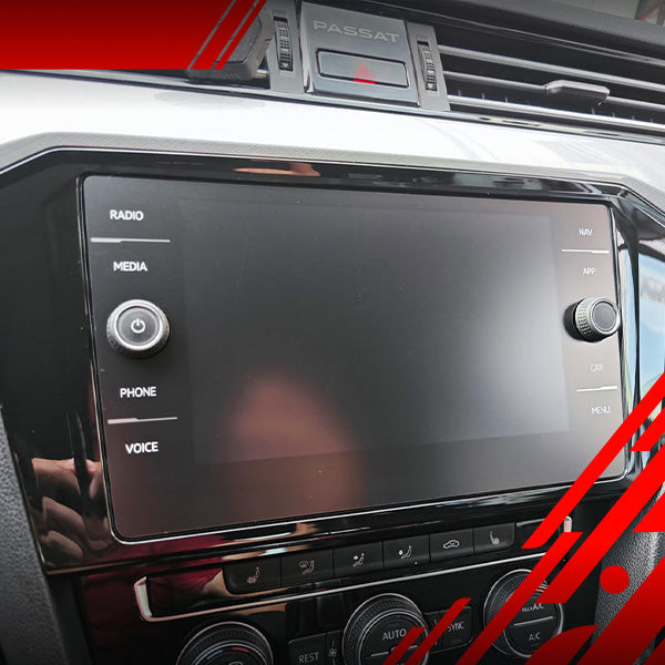 Displayschutzfolie für Volkswagen VW Arteon Discover Media (2019-2025) Anti-Fingerprint, Matt