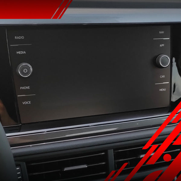 Displayschutzfolie für Volkswagen VW Polo 6 Discover Media (2018-2026) Anti-Fingerprint, Matt