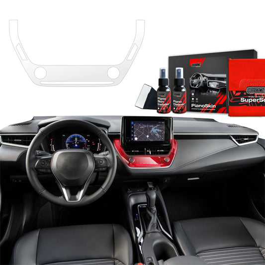 Scratch-resistant film for automotive interior elements