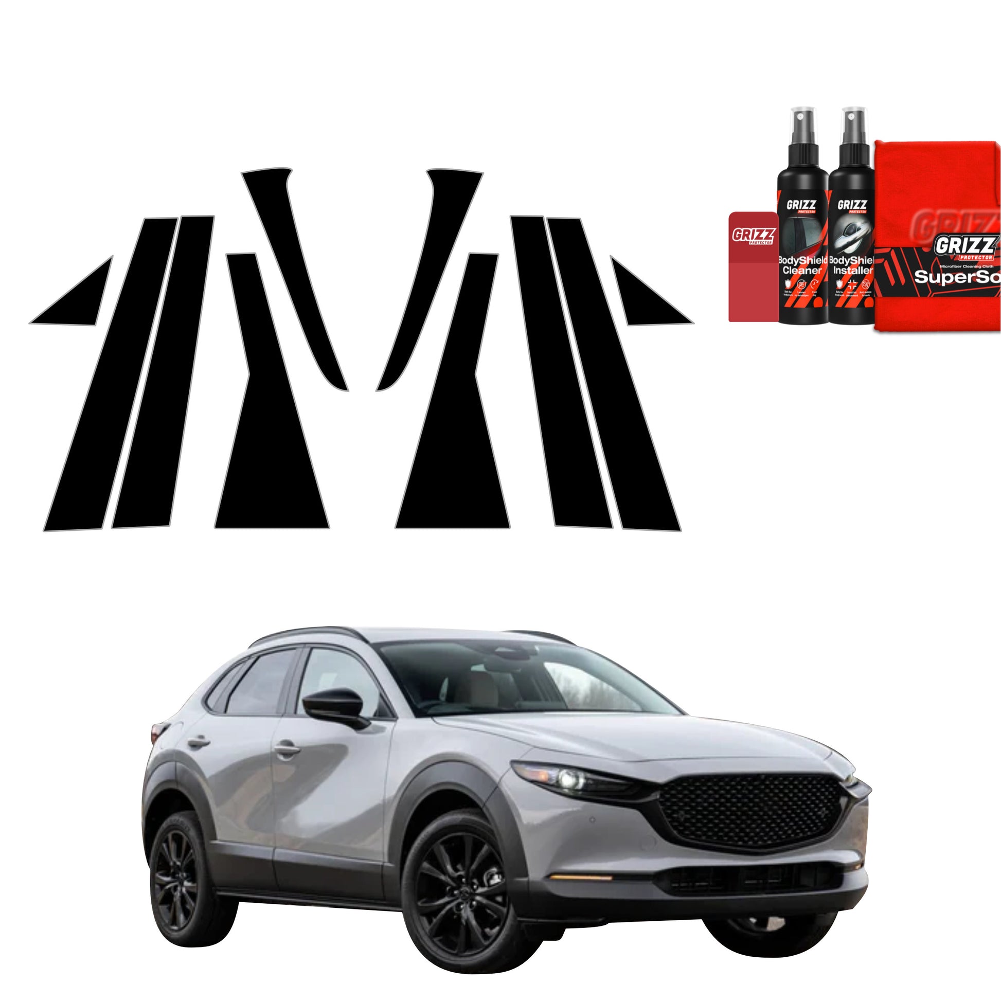 Protective film for exterior car parts – shields against scratches, chips, and scuffs