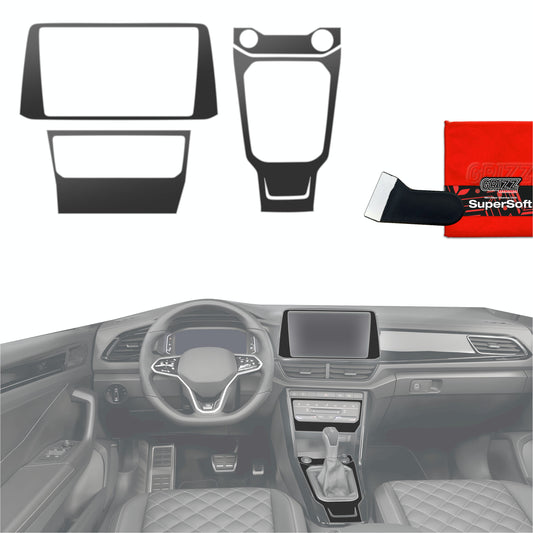 Scratch-resistant film for automotive interior elements