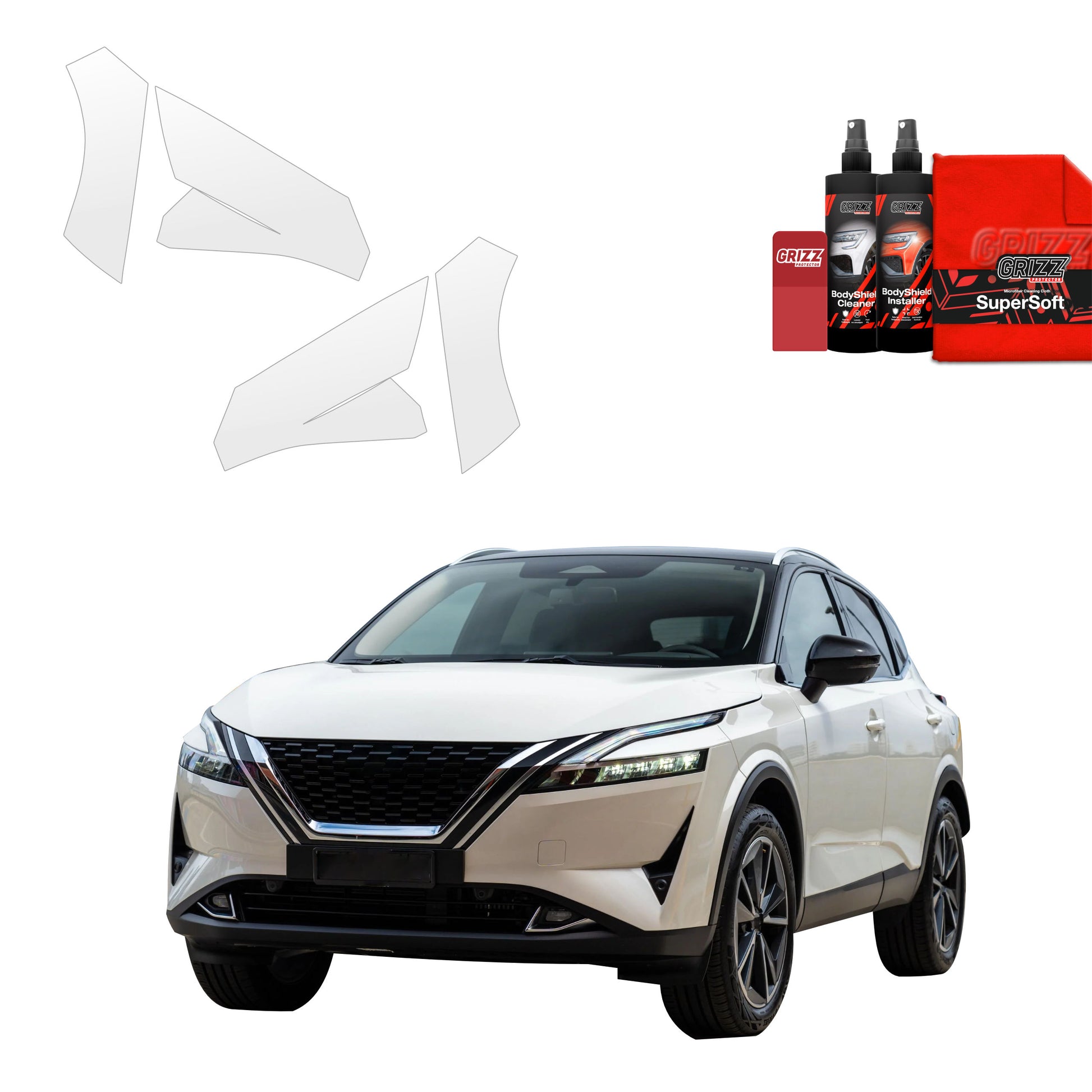 Protective film for exterior car parts – shields against scratches, chips, and scuffs