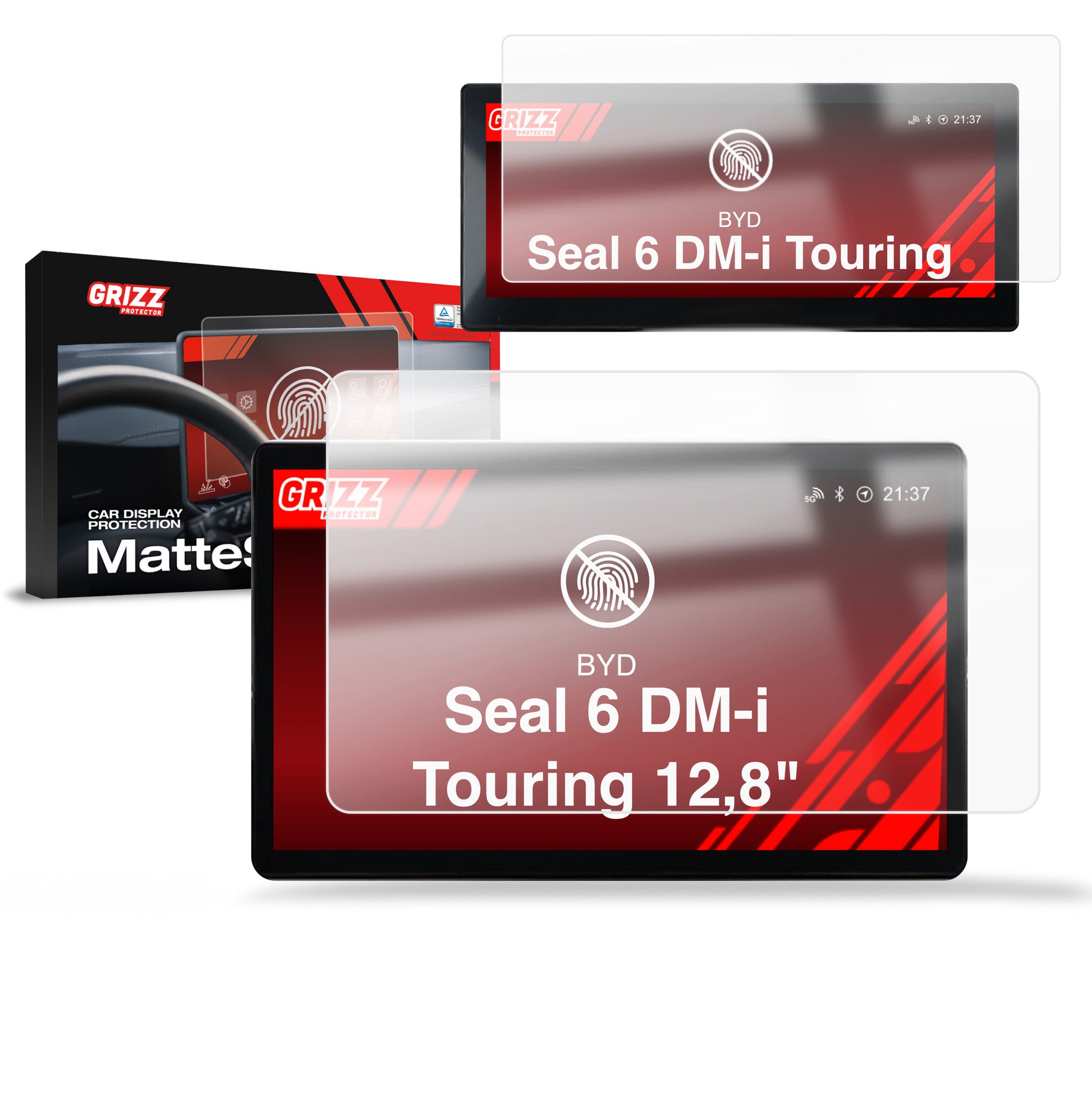 Anti-fingerprint screen protector for car touchscreen