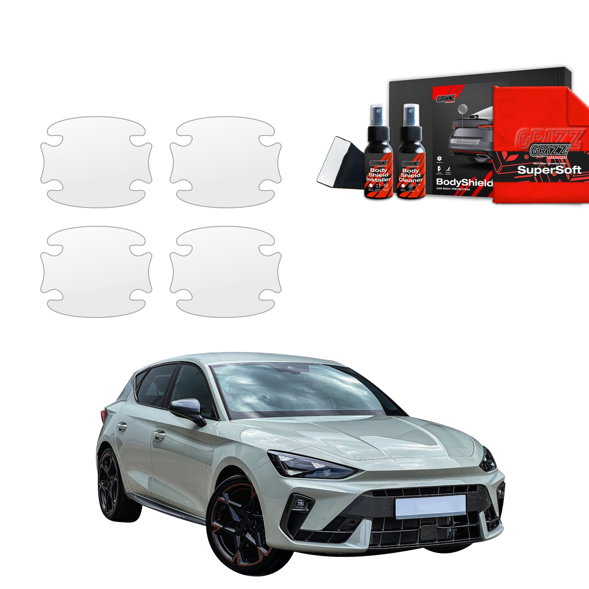Protective film for exterior car parts – shields against scratches, chips, and scuffs