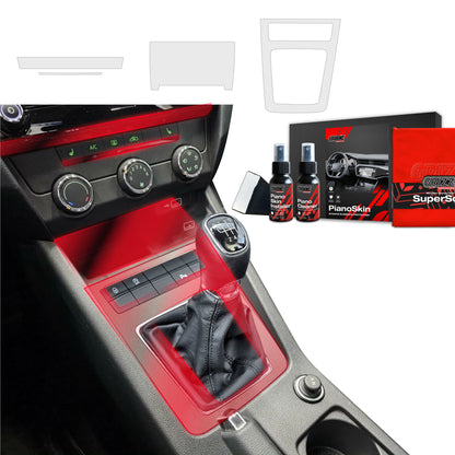 Scratch-resistant film for automotive interior elements