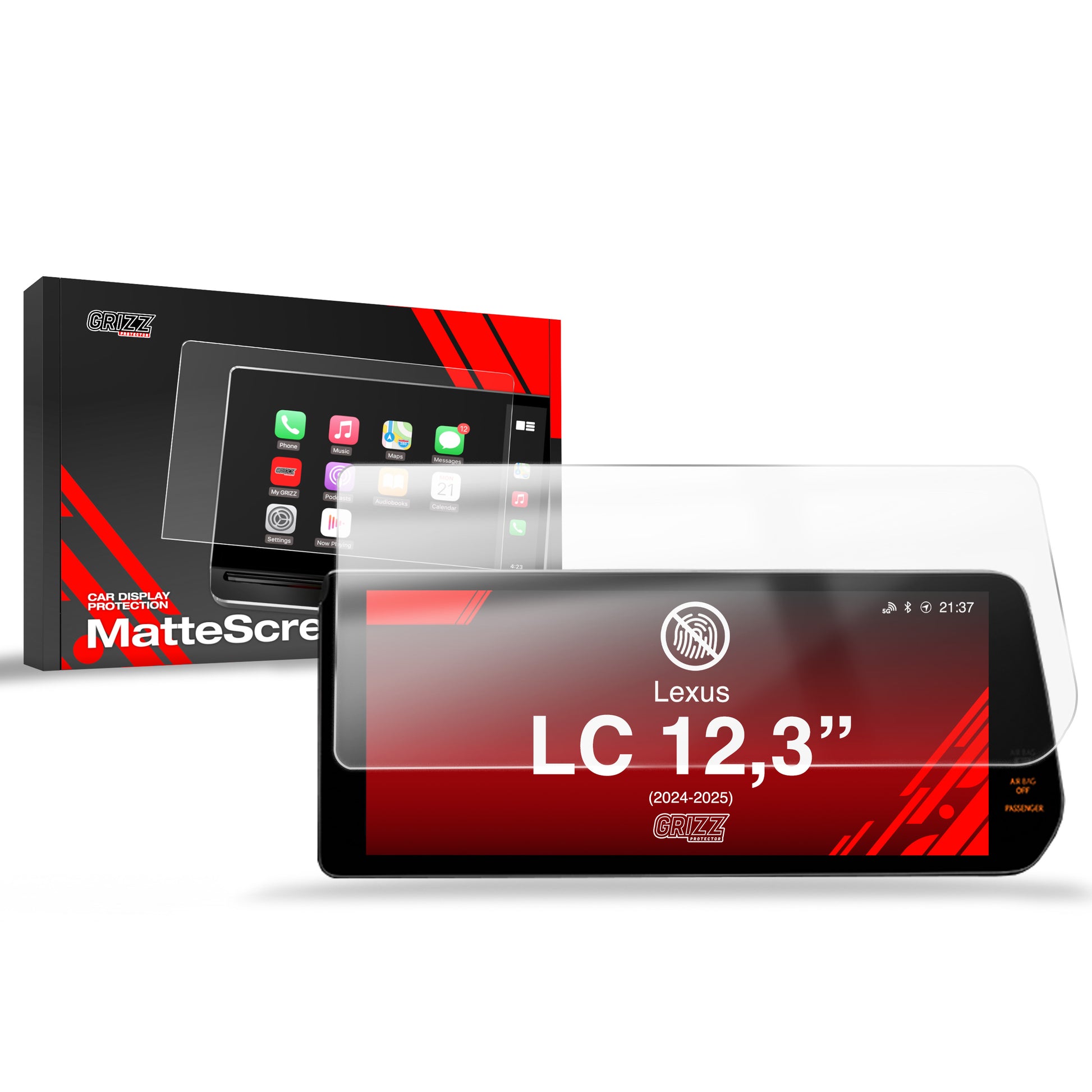 Anti-fingerprint screen protector for car touchscreen