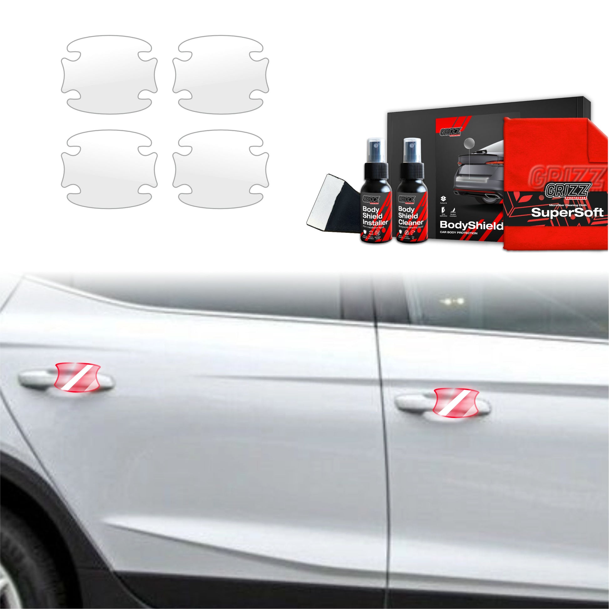 Protective film for exterior car parts – shields against scratches, chips, and scuffs