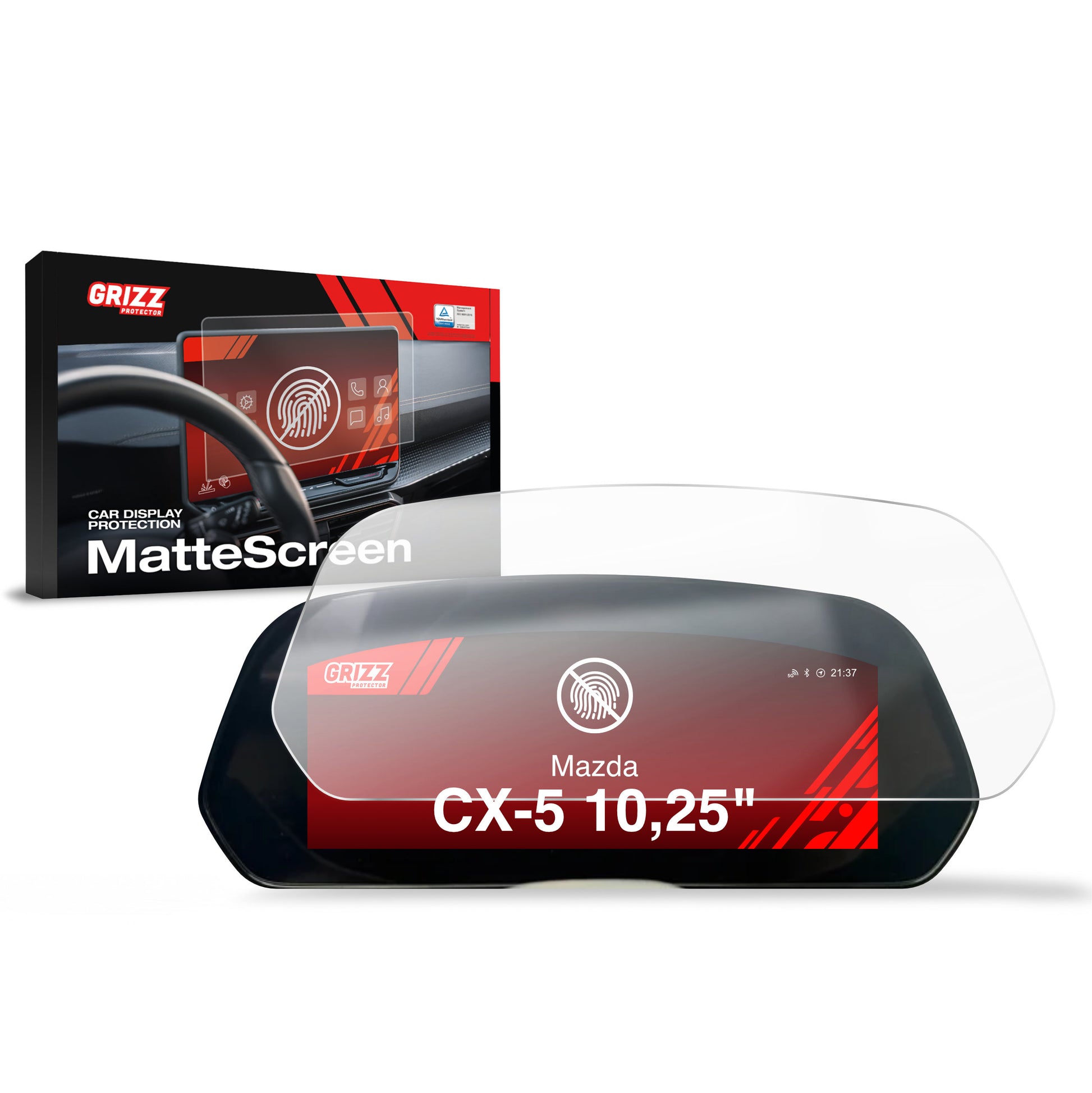 Anti-fingerprint screen protector for car touchscreen