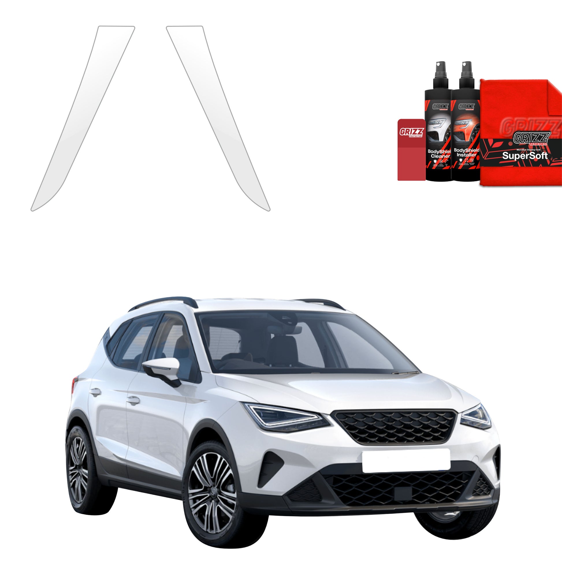 Protective film for exterior car parts – shields against scratches, chips, and scuffs