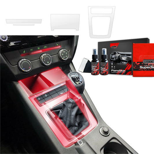 Scratch-resistant film for automotive interior elements