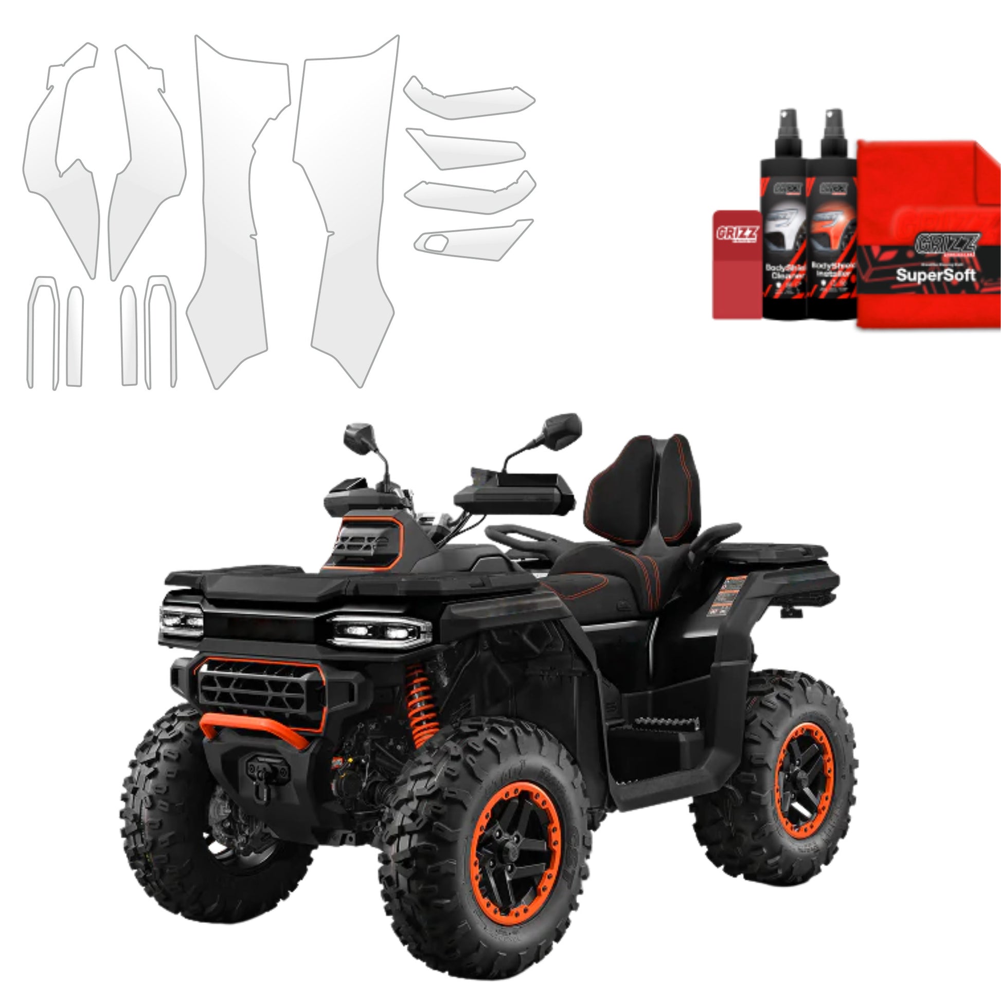 Protective film for exterior car parts – shields against scratches, chips, and scuffs