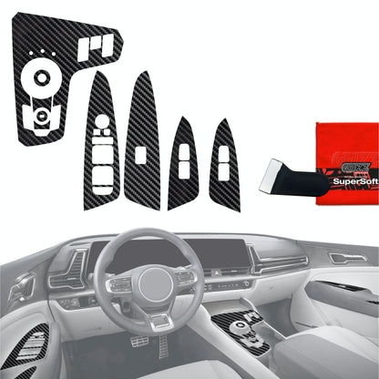 Scratch-resistant film for automotive interior elements