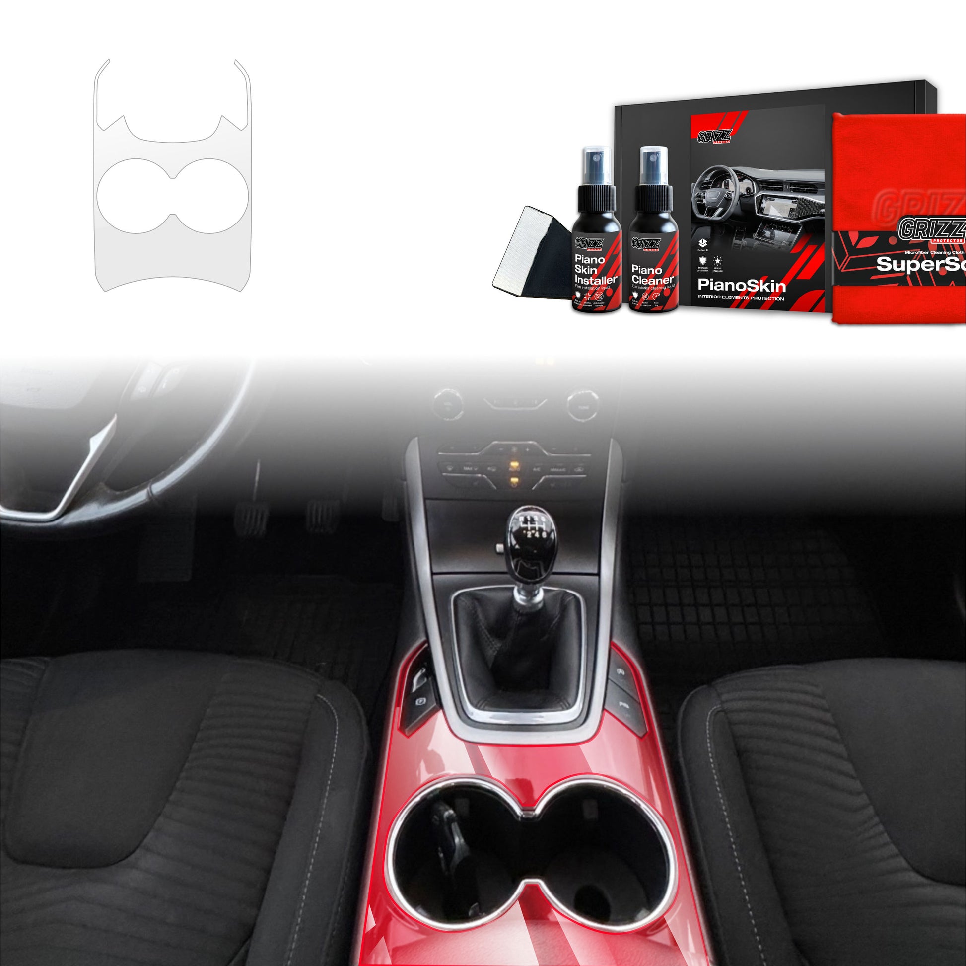 Scratch-resistant film for automotive interior elements