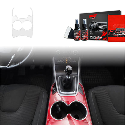 Scratch-resistant film for automotive interior elements