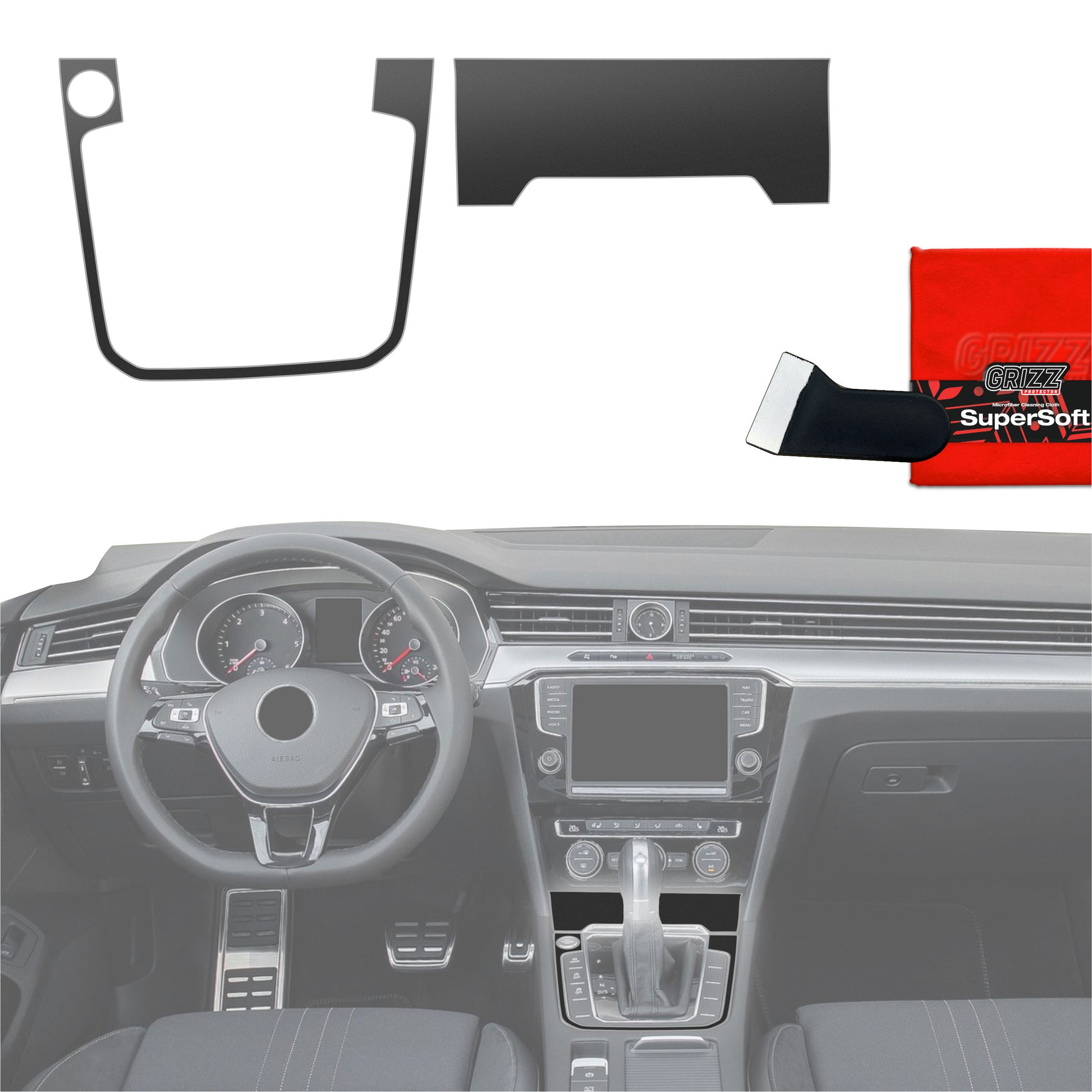 Scratch-resistant film for automotive interior elements