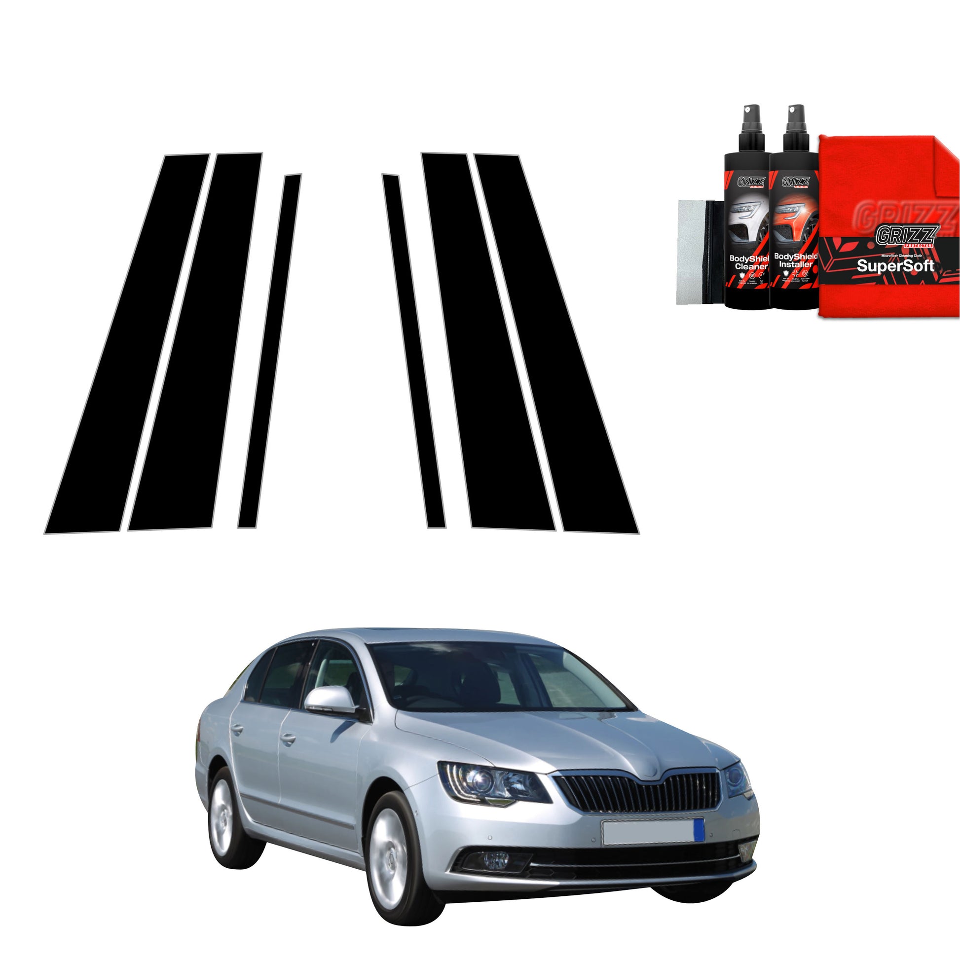 Protective film for exterior car parts – shields against scratches, chips, and scuffs