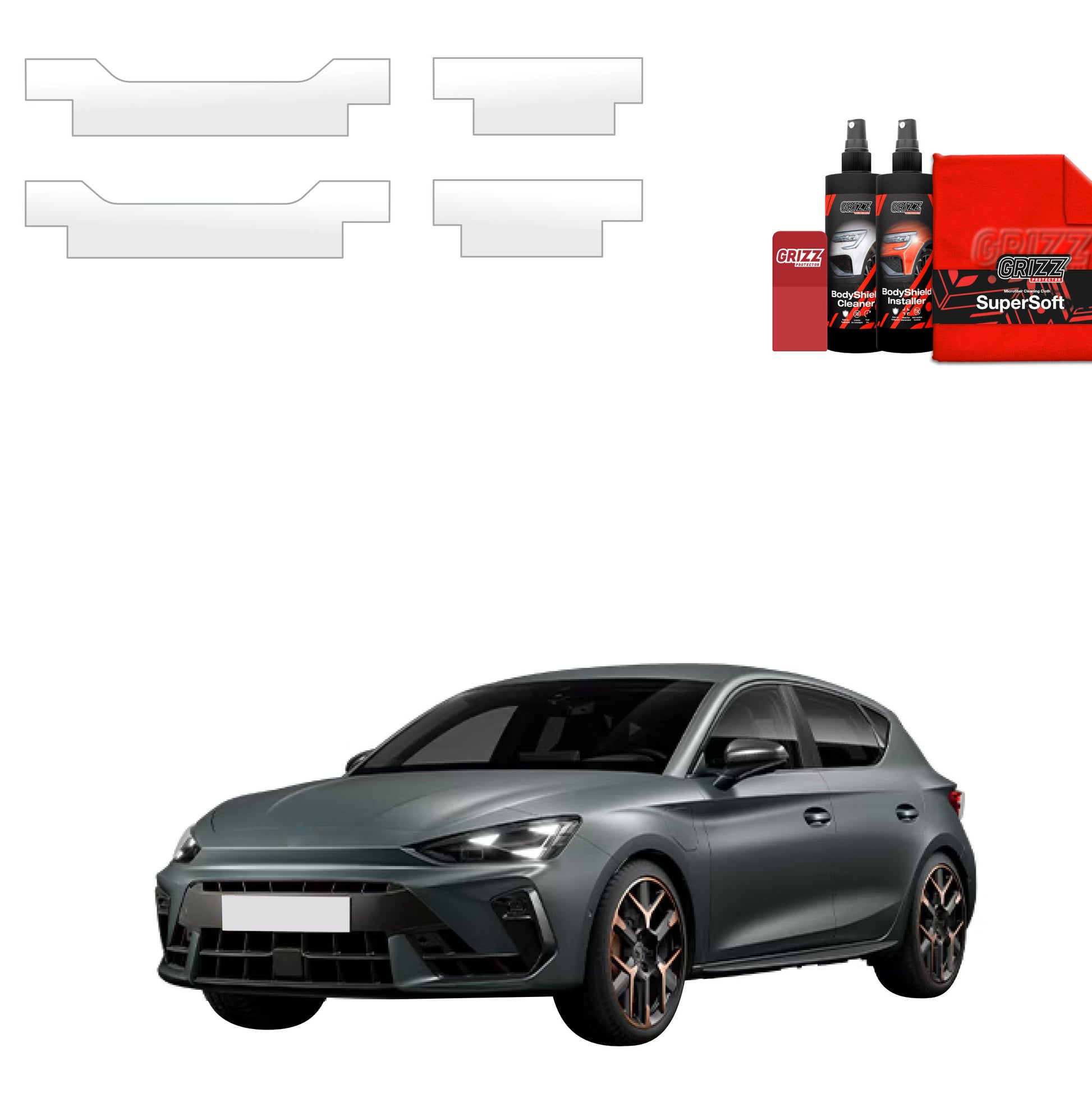 Protective film for exterior car parts – shields against scratches, chips, and scuffs