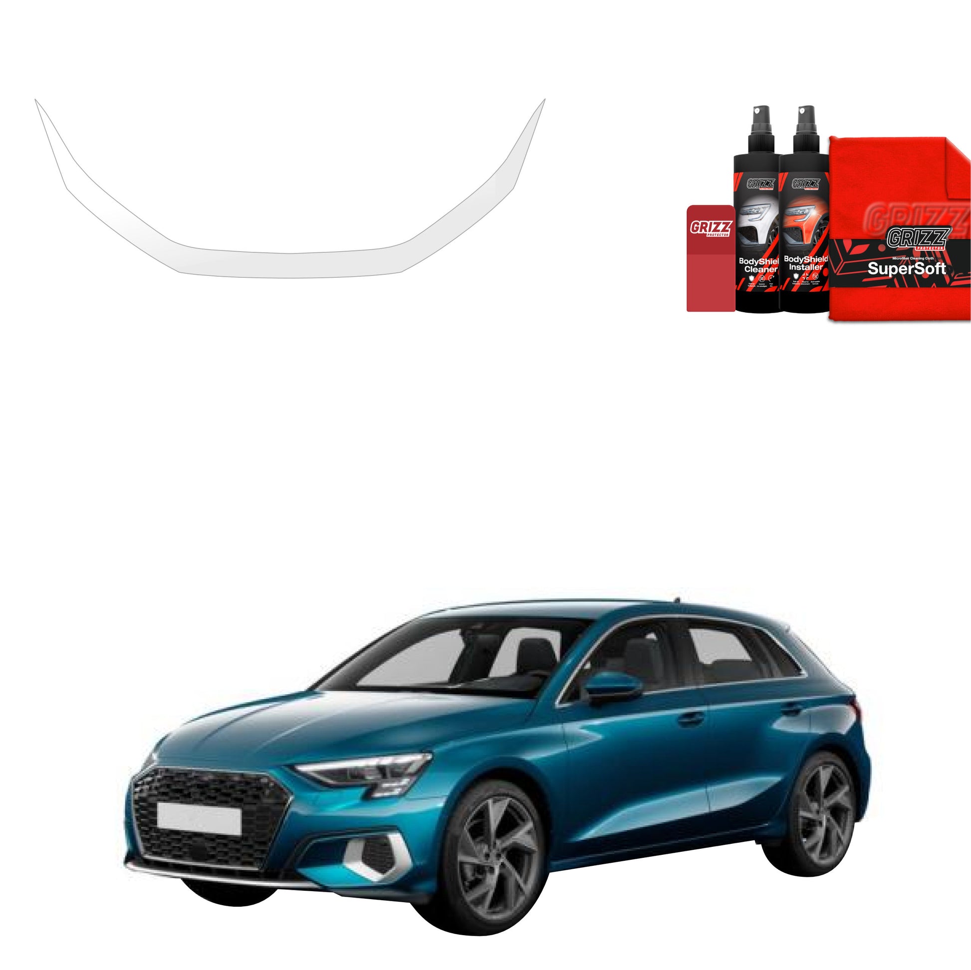 Protective film for exterior car parts – shields against scratches, chips, and scuffs