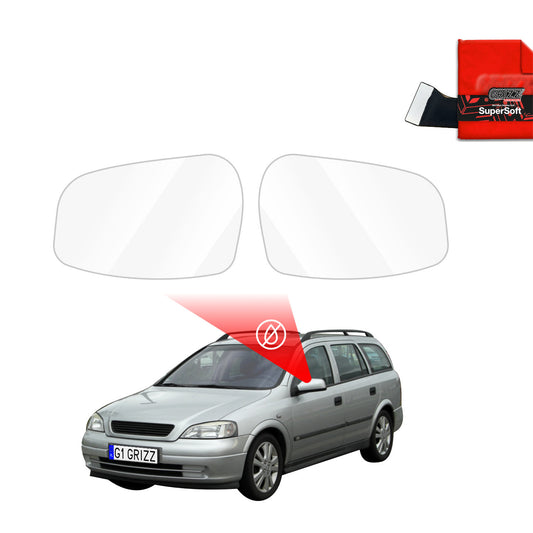 Rain protection film for exterior mirrors