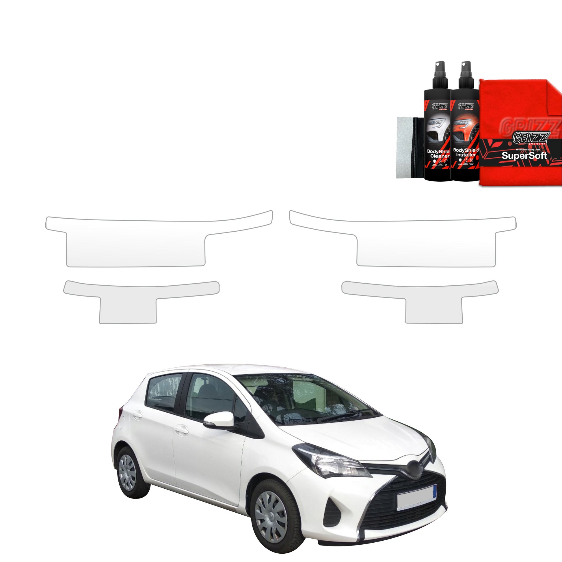 Protective film for exterior car parts – shields against scratches, chips, and scuffs