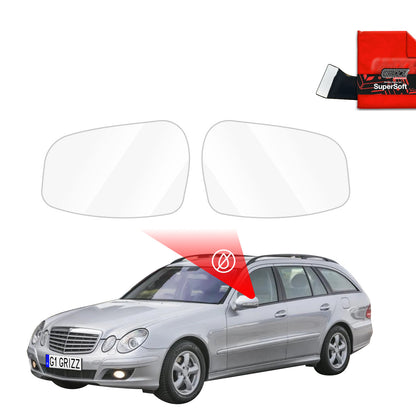 Rain protection film for exterior mirrors