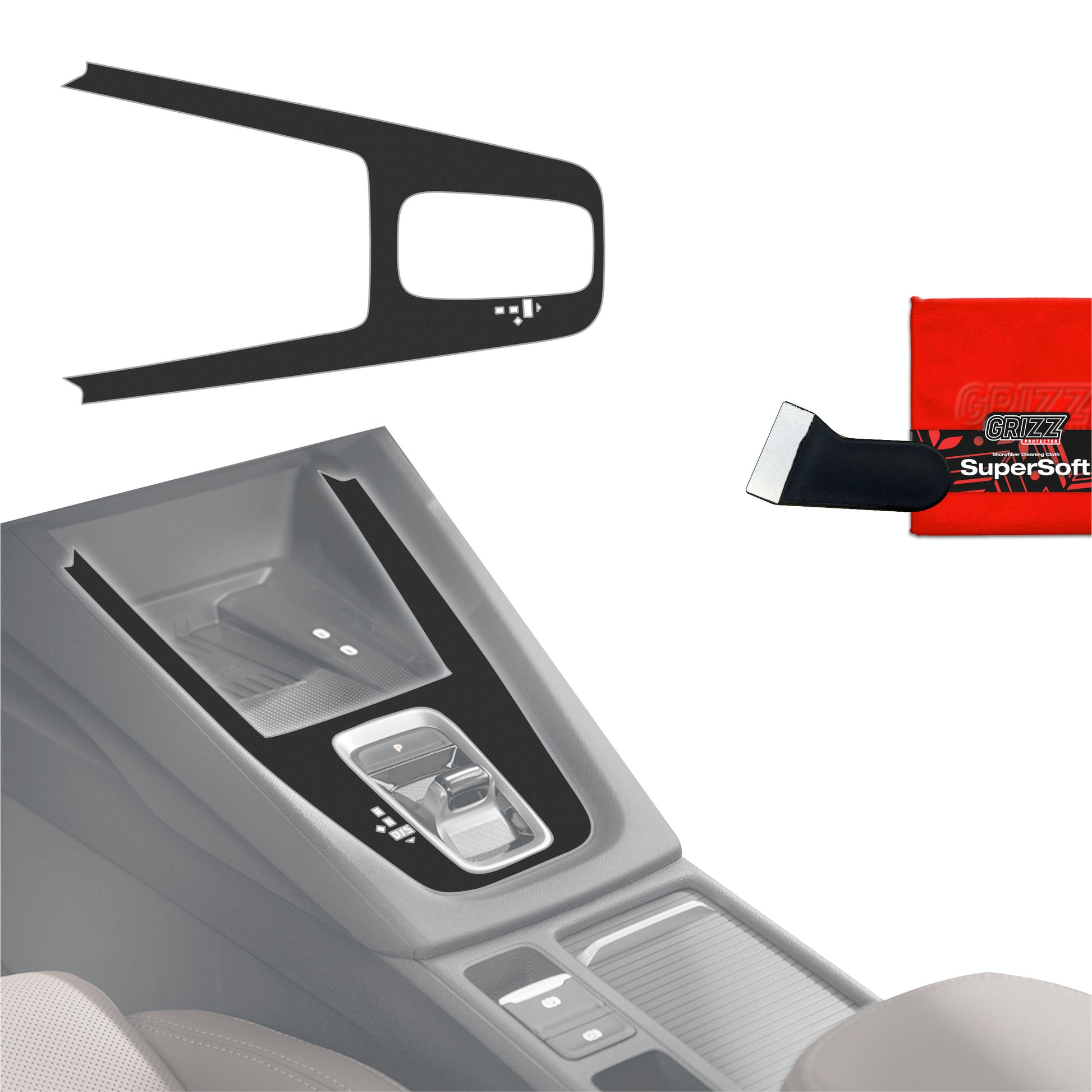 Scratch-resistant film for automotive interior elements