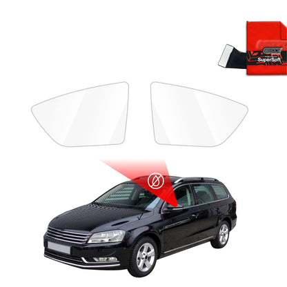 Rain protection film for exterior mirrors
