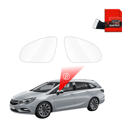 Rain protection film for exterior mirrors