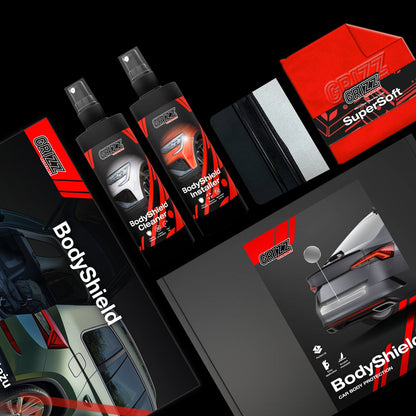 GrizzProtector 10in1 B-C-Säule Schutzfolie for Hyundai i30 Wagon (2020-2025)—ultimate black protection kit.