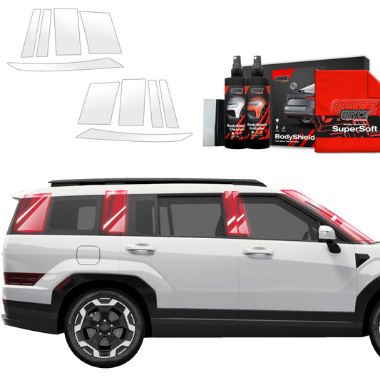 Protective film for exterior car parts – shields against scratches, chips, and scuffs