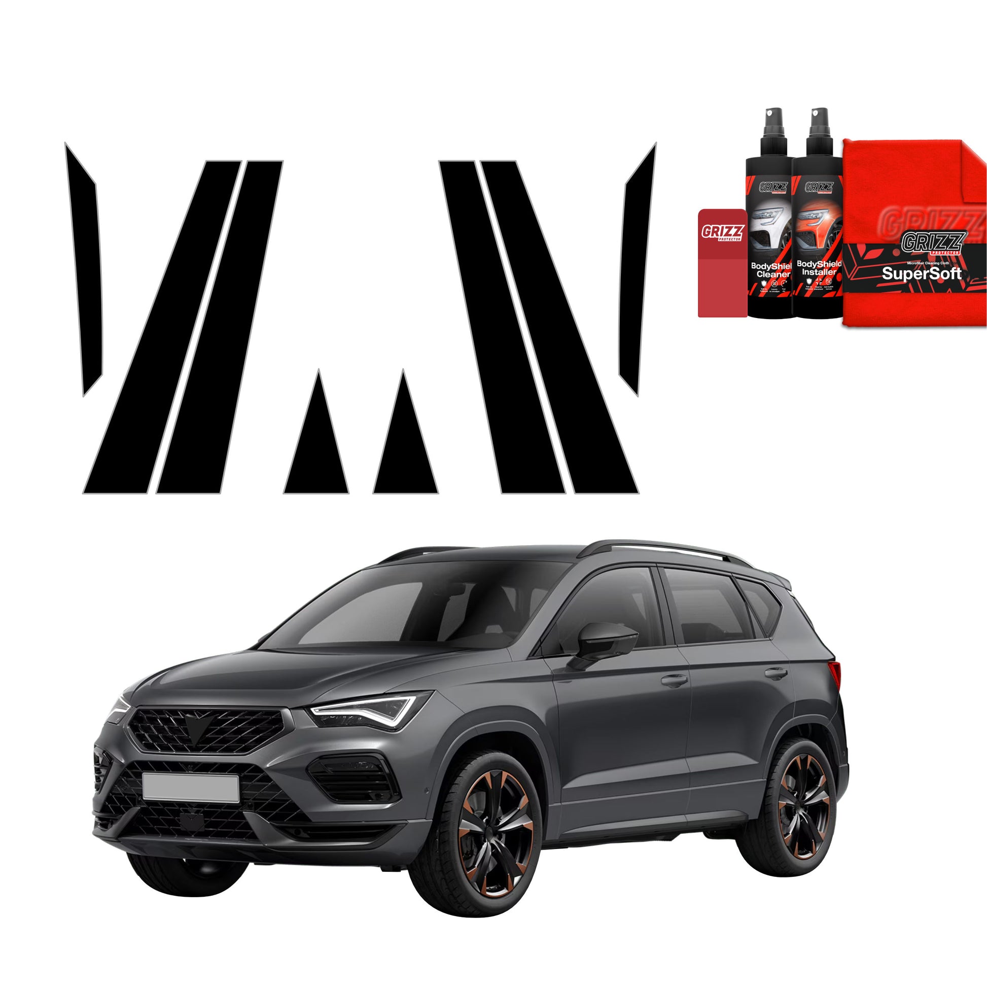 Protective film for exterior car parts – shields against scratches, chips, and scuffs