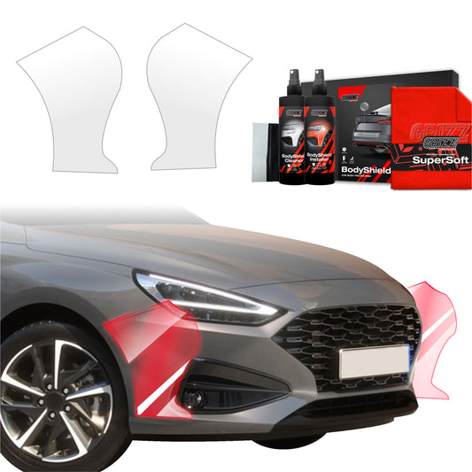 Protective film for exterior car parts – shields against scratches, chips, and scuffs