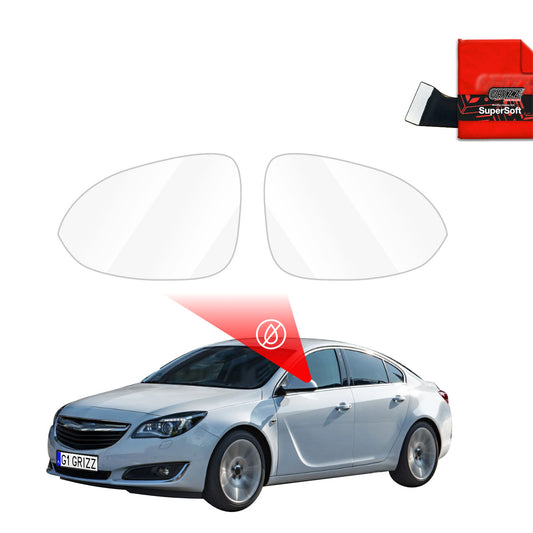 Rain protection film for exterior mirrors