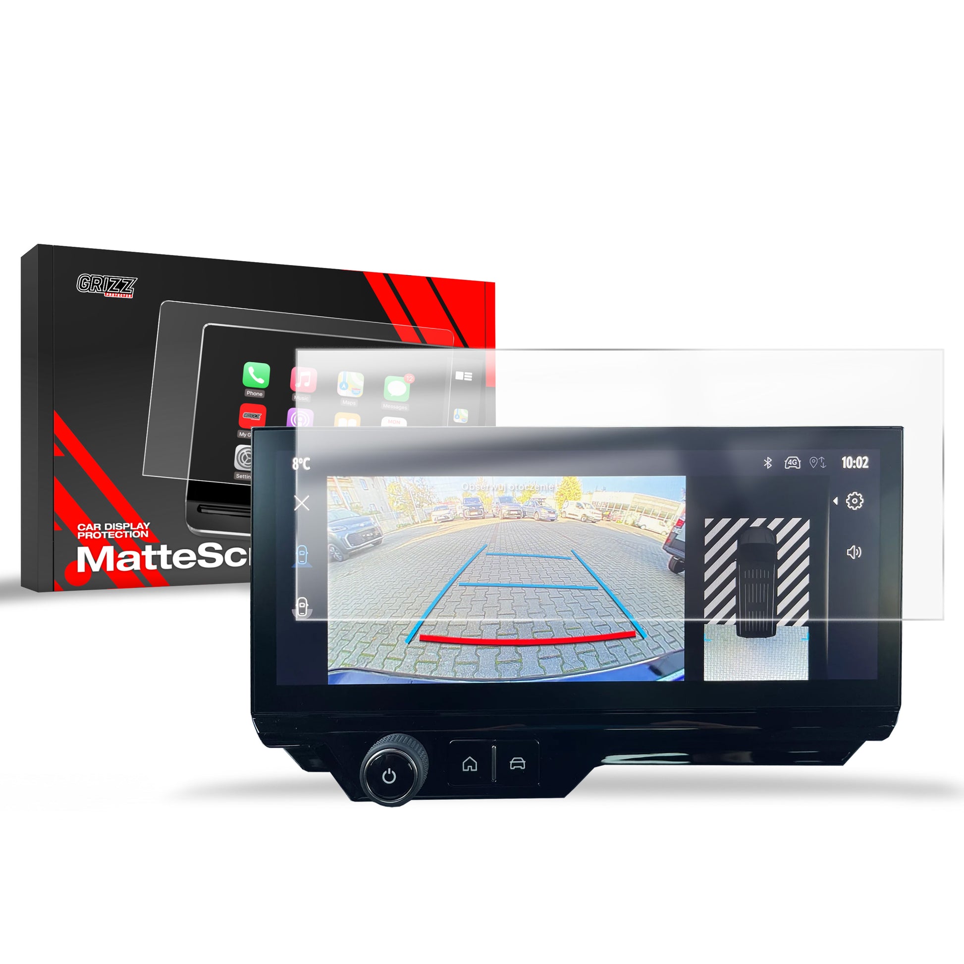 Anti-fingerprint screen protector for car touchscreen