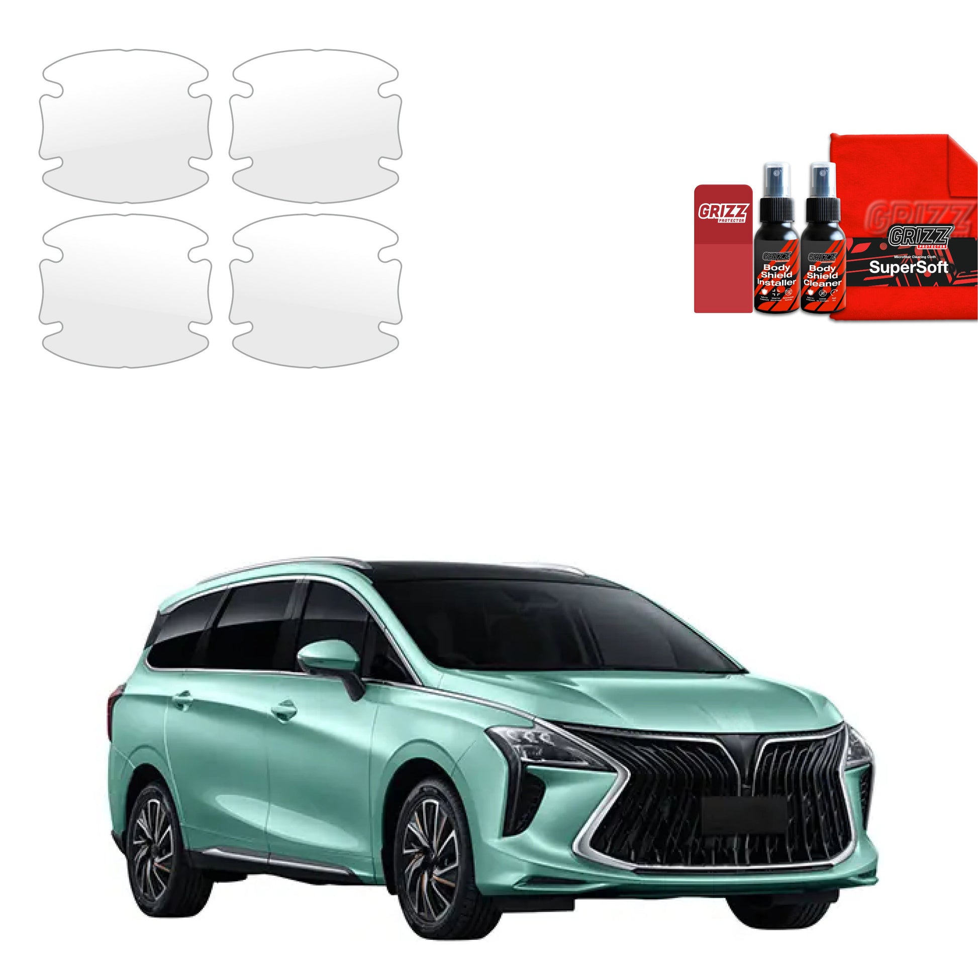 Protective film for exterior car parts – shields against scratches, chips, and scuffs