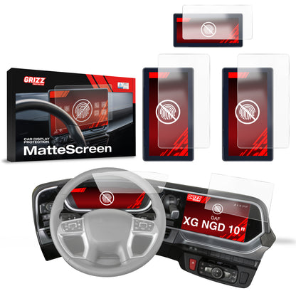 Scratch-resistant film for automotive interior elements